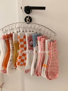 MÓC TREO KẸP PHƠI QUẦN ÁO  TẤT  VỚ INOX có 8 10 kẹp nhỏ A2