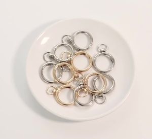 10 Chiếc Móc Khóa Xoay Tròn Hợp Kim Hình Tôm Hùm Móc Mở Được Đầu Nối Carabiner Dùng Cho Dây Xích Chó Làm Đồ Trang Sức Tự Chế Phụ Kiện Làm Móc Khóa
