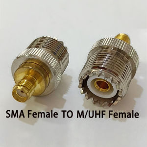 RF Coaxial Connector Adapter UHF to SMA Male Female Coax Adapter Kit for Radio Antenna