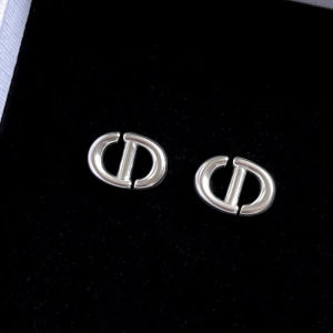 JACDIOO Retro Matte Letter Womens Earrings Small Elegant Pig Nose Studs High-End Feeling Female Ear Jewelry