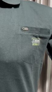 Kaos Fashion Pria CSD 91 Polo Kerah Lengan Pendek Kasual Brand Dengan Tampilan Elegan (Kancing dan Kantong Saku Hidup)