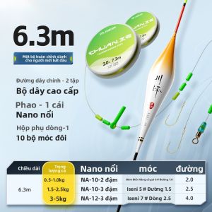 CHUANZE | Bộ Dây Phao Đánh Cá có Móc Đã Bắt sẵn cho Cá Chép