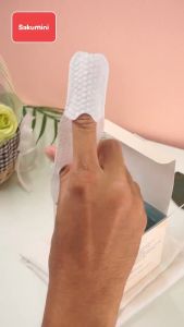 Sakumini Oral Mouth Finger Wipes Tisu Jari Membersihkan Mulut Lidah Gusi Anak Bayi