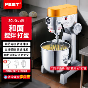 FEST Commercial Kitchen Appliance High Capacity Automatic Mixer Grinder for Cream Meat Mince And Dough Making B30 Model 1500W
