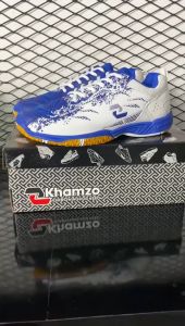 Sepatu Badminton Pria Casual Khamzo D14 Biru Premium