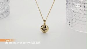 Blooming Prosperity Necklace 花开富贵项链【Way Fengshui Lifestyle】