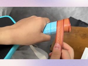 AMASPORT Pickleball Paddle Grip Tape Perforated Embossed Moisture Wicking Tacky Surface - Anti-Slip Ridge