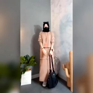 SABRINA FASHION - Hayley Set Setelan Rok Cargo Wanita Bangkok Blouse Skirt Terbaru Kekinian COD 2023