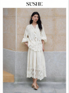 SUSHE | Elegant Lacework French Style Suit