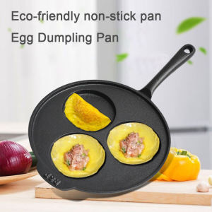 [2 Days Free Delivery] 3 Holes Frying Pan Non-stick Pancake Burger Eggs Ham Pancake Maker Multi-function Breakfast Tools