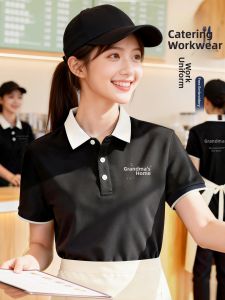 Custom Service Uniform Polo Shirt for Restaurant