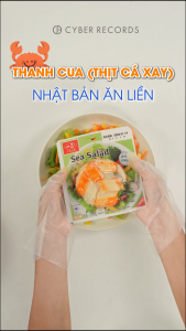 Thanh cua Sea Salad Nhật Bản ăn liền Tươi Ngon Giàu Đạm Tiện Lợi 52g