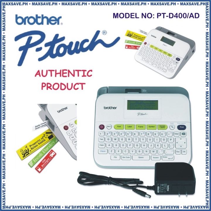Brother Ptouch Label Maker, PTD400/AD, (3/4” or 18mm, PTD410 Nee Model