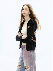 Juicy Couture | Highlight Diamond Velvet Women Jacket