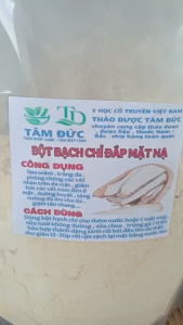 bột bạch chỉ đắt mặt nạ gói 100g