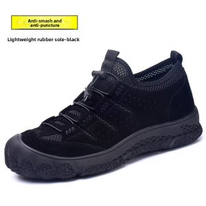 DINGGU | Steel Toe Puncture Resistant Breathable Work Shoes