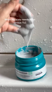 Dầu gội & Mặt nạ đất sét 2 trong 1 cho tóc và da đầu dầu LOréal - Loreal Scalp Advanced Anti - Gras Oiliness 500ML