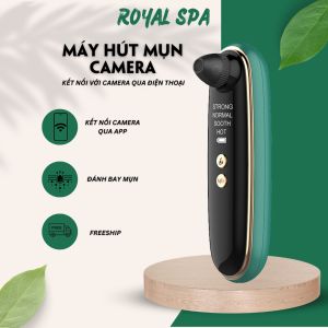 Máy hút mụn đầu đen tích hợp camera và đầu làm giãn nở lỗ chân lông