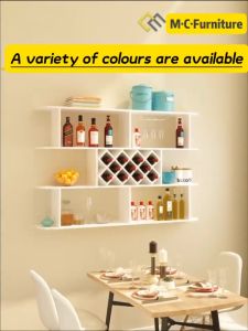 Wine rack Wine cabinet storage rack Modern simple wall hanging living room wall decorative rack Creative