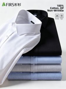 Firs | Wrinkle Resistant 100% Cotton Mens Short Sleeve Shirt