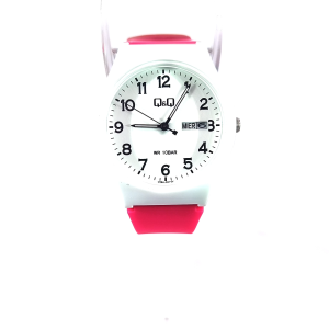 Q&Q WATCH COLORED RUBBER 10BAR WATER RESIST (V39A-001VY)