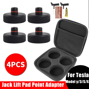 4pcs Lifting Jack Pads for Tesla Model 3 Y S X Highland 2024 2023 2022 Accessories Rubber Pucks Chassis Lift Stands Adapter Case