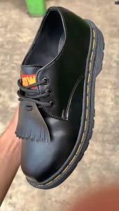 DQ FOOTWEAR - Sepatu Pantofel Oxford JOW Kyra Black Series Docmart Casual Pria Kerja Kantor