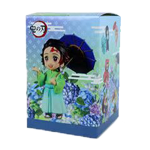 Demon Slayer Anime Action Figure - Kamado Tanjirou Agatsuma Zenitsu Nezuko PVC Model Toys Kimetsu No Yaiba Plum Rain Series Gift