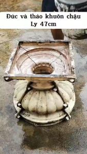 Khuôn ly 47 ( rộng 47 cao 40) khuôn đúc chậu cảnh nhựa ABS