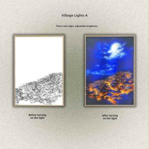 FUNNYDEER | Cure Kitten Decorative Art Frame Night Light