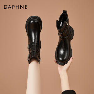 Daphne | Thick Sole Womens Boots Retro Western Style