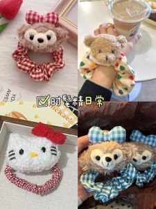 ริบบิ้นรูปหมีและแมว KT Cat สำหรับนักเรียนวิทยาลัย ริบบิ้นหมุดผมสไตล์ JK สไตล์ฤดูใบไม้ร่วงและฤดูหนาว