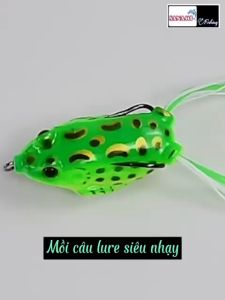 Mồi Câu Cá Mồi Câu Lure Nhái Râu Mềm - Sanami Fishing