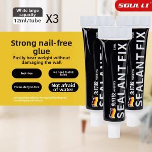 MIVOFIVO | Transparent Strong Adhesive for Tiles and Glass No Drilling Required