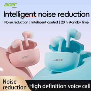 Acer | Acer Ohr504 Wireless Bluetooth Headphones In-Ear Design Noise Reduction Comfortable to Wear Suitable for Sports and Running Compatible with Mobile Phones Tablets and Laptops Womens Model Multiple Colors