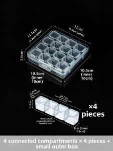MRUN | Transparent Multi-section Portable Organizer