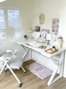 ZHUOHE | Set of Desk Chair and Table For Learning Office Work Home Use