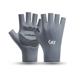 GTUBIKE New Summer Ice Silk Gloves Anti UV Sun Protection Gloves Non Slip Breathable For Driving Cycling Fishing Thin Gloves