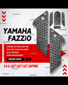 Yamaha Fazzio EA Puzzle Matting Antique Black Alloy *hindi kinakalawang* with stainless screws included
