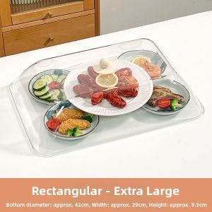 WODEBAIHUI | Dustproof and Freshness Protection Cover for Food Trays