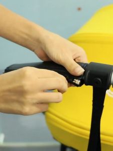 2pcs/Set Sarung Tangan Pelindung Pegangan Stroller Kulit Pu Tahan Air Cover Gagang Stroller Sarung Tangan Stroller