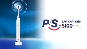 Bàn Chải Điện P/S S100 PRO Công Nghệ Sóng Âm Chải Sạch Mảng Bám Tới 10X - Tím Thời Thượng