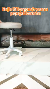 Swivel Makeup Stool / Adjustable Height Nail Art Chair / Portable Short Chair / Chair with Wheels