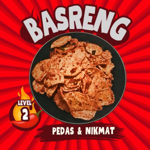 Cemilan Basreng Goreng Pedas Makanan Ringan Snack Basreng Pedas 70 GRAM