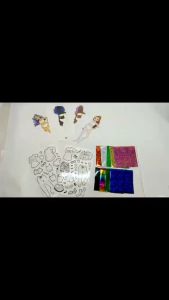TAIYO Mainan Anak Foil Art Fashion Studio DIY Sticker Set Stiker Tempel Activity Edukasi