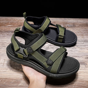 Summer Mens Sandals Outdoor Wadable Man Yoga Mat Insole Gladiator Open Beach Slippers Antiskid Durable Flat Men Shoes