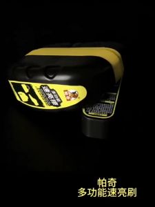 80ml Car Leather Conditioner Cleaning Brush Multi Functional Auto Interior Maintenance & Clean 2-in-1 Refurbishing Polishing Agent for Car Seats Bags Sofa