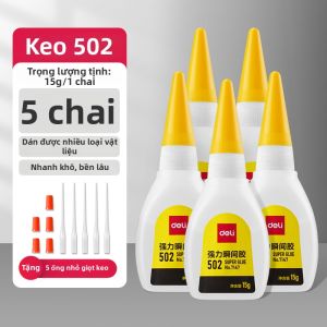 deli | Keo Dán Cường Độ Cao Sửa Nhanh Kim Loại Gỗ Sứ Cao Su Nhựa