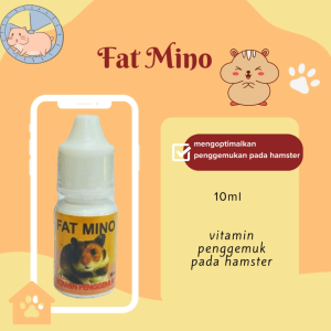 FAT MINO Drops 10ml - Obat Hamster Vitamin Mineral Penggemuk Hamster