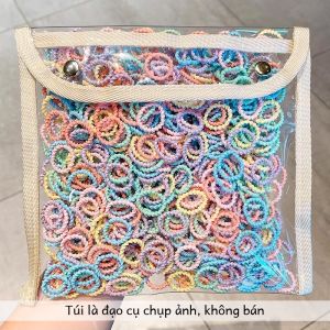 Dây Buộc Tóc Đàn Hồi Cho Trẻ Em Dây Buộc Tóc Nhỏ Không Gây Tổn Thương Cho Tóc Phụ Kiện Tóc Dễ Thương Cho Bé Gái Thương Hiệu Risiqi